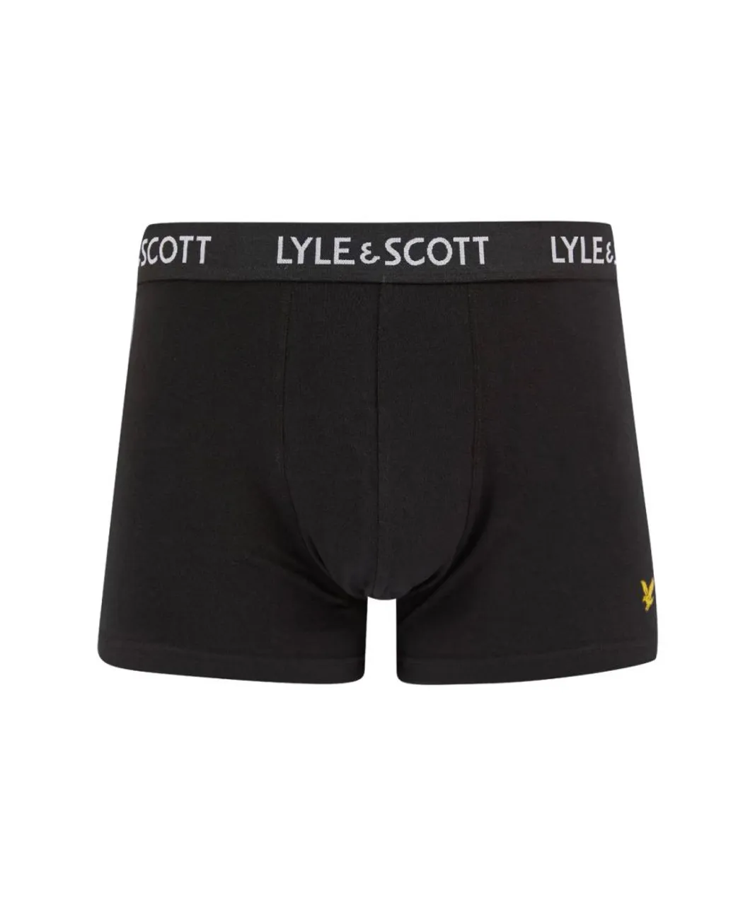 Lyle & Scott 5 Pack Mens Trunk - Black Cotton
