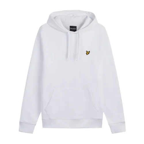 Lyle & Scott , Classic Pullover Hoodie ,White male, Sizes: