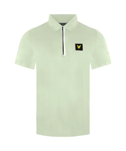 Lyle & Scott Detail Mens Polo Shirt - Yellow Cotton