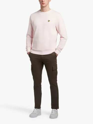 Lyle & Scott Logo Crew Neck Cotton Sweatshirt - Light Pink - Male