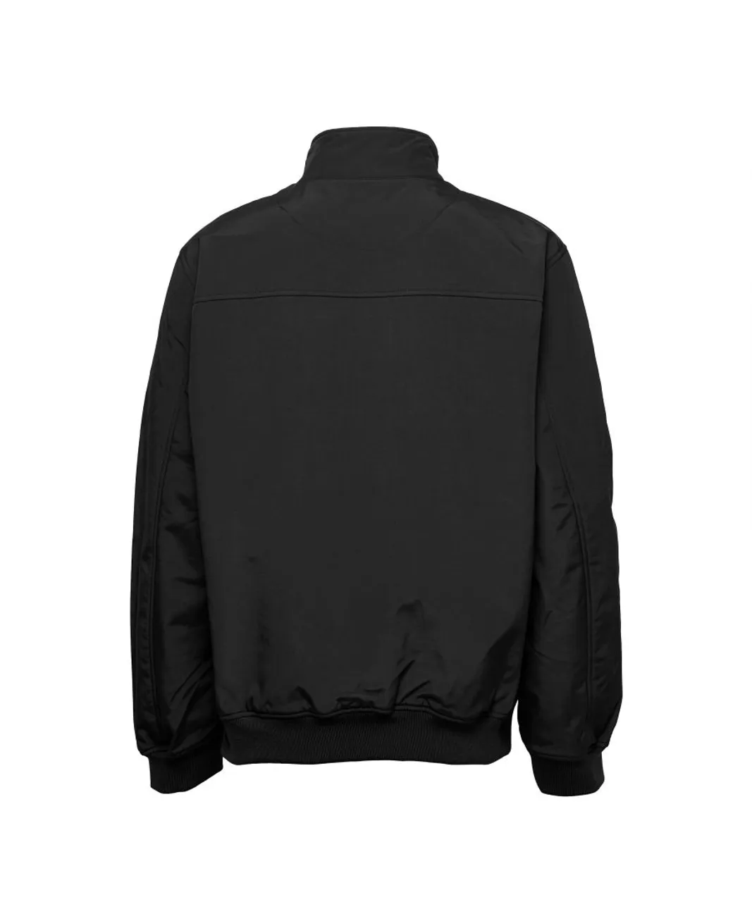 Lyle & Scott Mens Fleece Lined Funnel Neck Jacket in Black