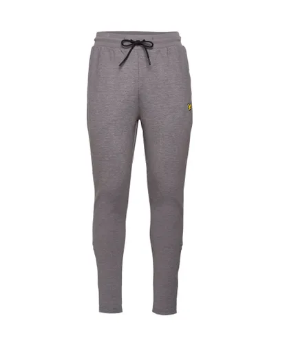 Lyle & Scott Mens Fly Fleece Adjustable Joggers Sweatpants - Grey