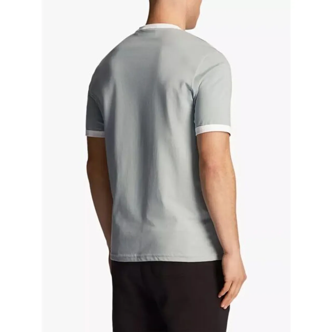 Lyle & Scott Ringer T-Shirt - Slate Blue/White - Male