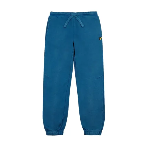 Lyle & Scott , Solid Color Logo Jogging Jumpsuit ,Blue male, Sizes: