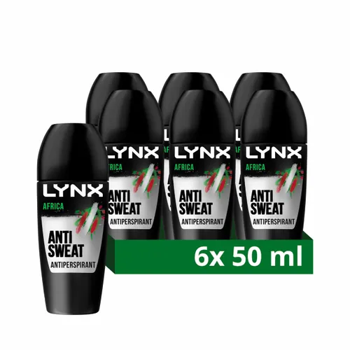 Lynx Africa Antiperspirant Roll On 2x faster* drying