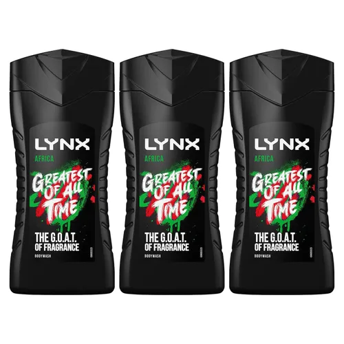 Lynx Africa Body Wash with 12 Hour Refreshing Fragrance