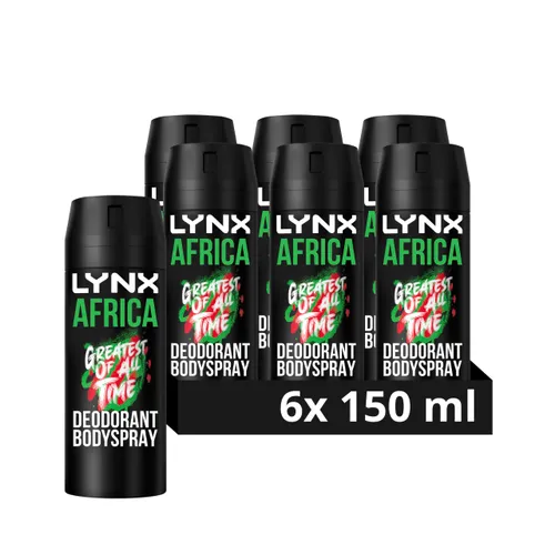Lynx Africa the G.O.A.T. of fragrance 48 hours of