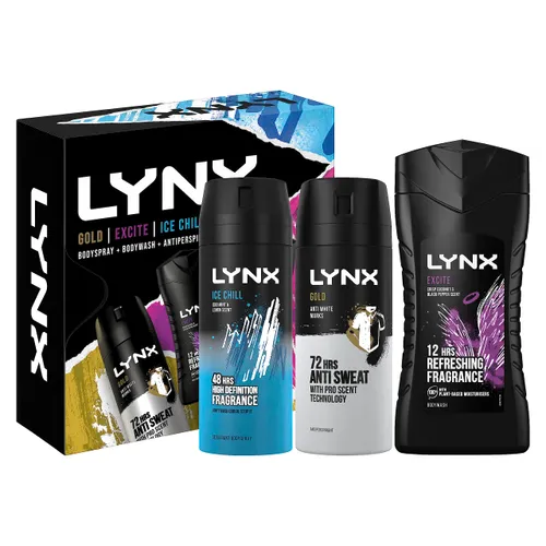 LYNX All Stars Trio Deodorant Gift Set Body Wash