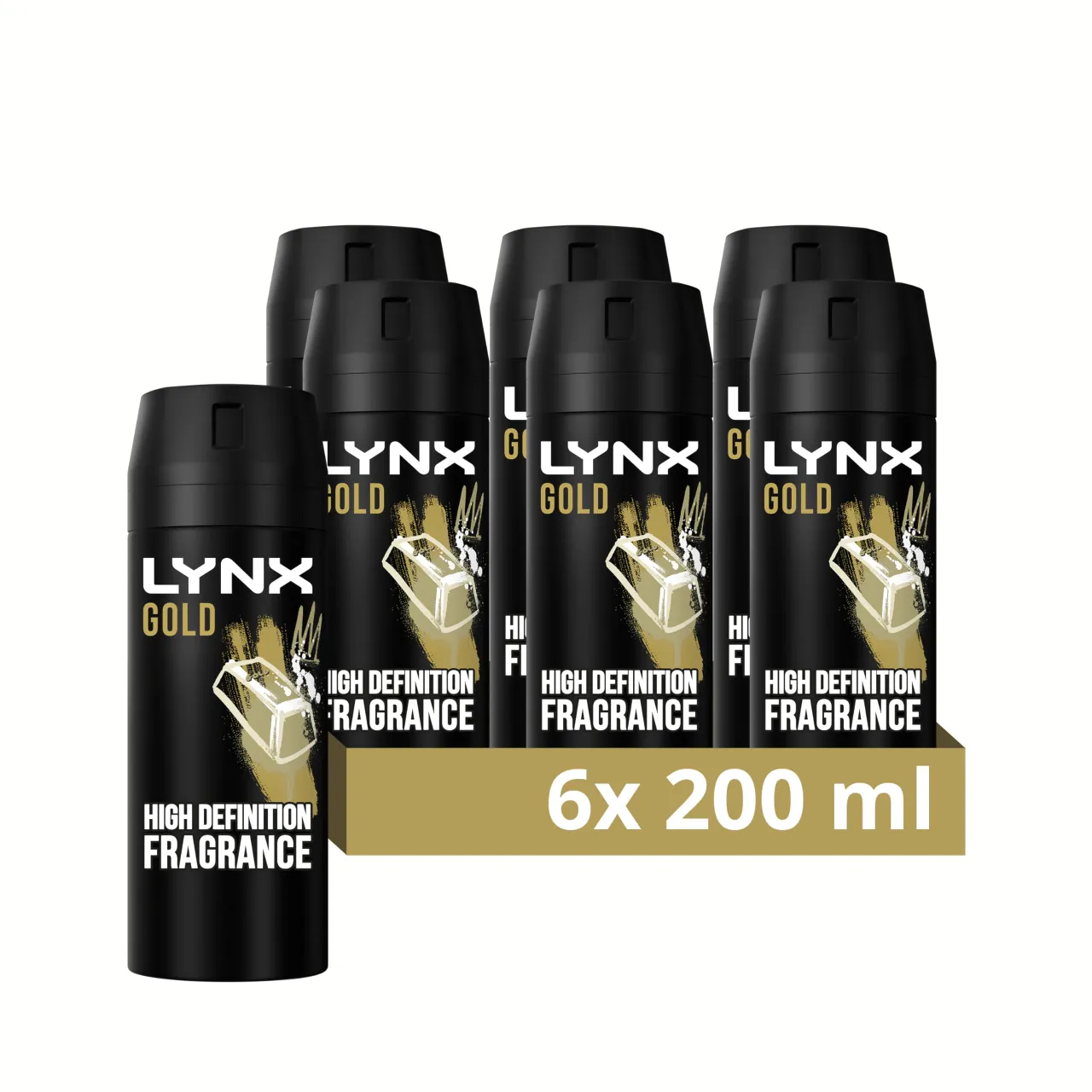 Lynx Gold Bodyspray 48 hours of odour-busting zinc tech