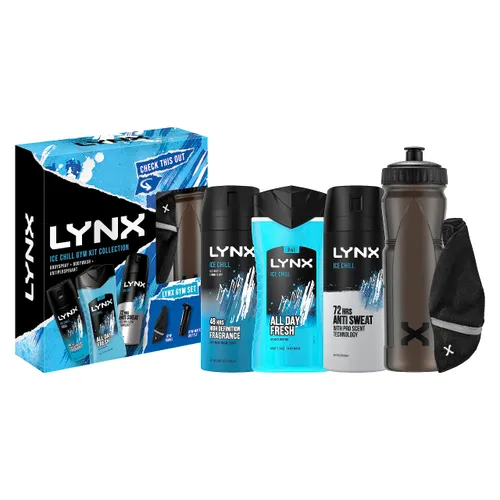LYNX Ice Chill Gym Collection Deodorant Gift Set Water