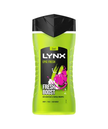 Lynx Mens Shower Gel Epic Fresh Grapefruit & Tropical Pineapple Scent, 225ml - One Size