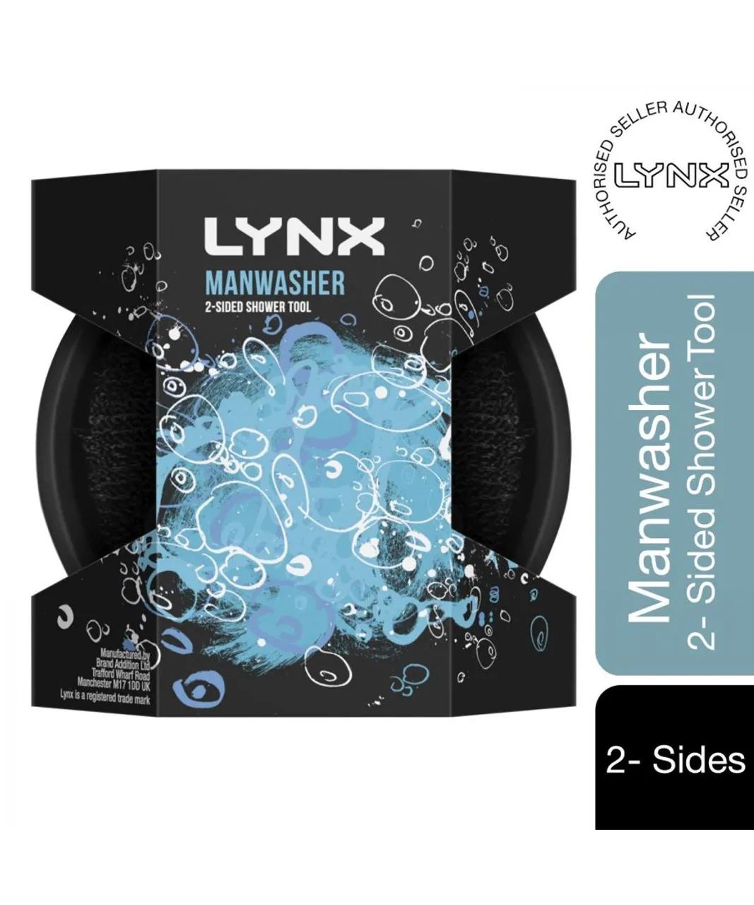Lynx Unisex Manwasher 2-Sided Shower Tool - NA - One Size