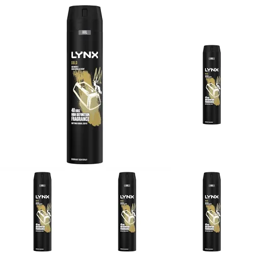 Lynx XXL Gold 48 hours of odour-busting zinc tech Aerosol