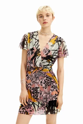 M. Christian Lacroix orchid mini dress - MATERIAL FINISHES - XL