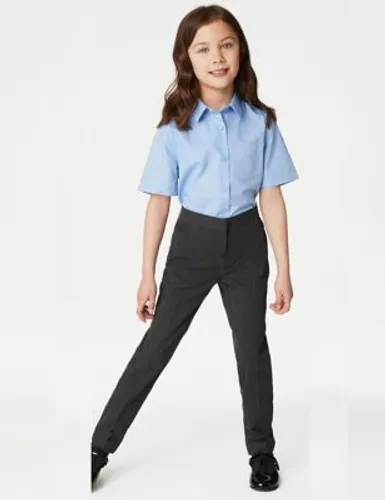 M&S Girls Skinny Leg School Trousers (2-18 Yrs) - 10-11 - Grey, Grey,Black