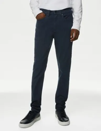 M&S Mens Skinny Fit 360 Flex Jeans - 3229 - Blue/Black, Blue/Black,Black,Medium Blue,Indigo