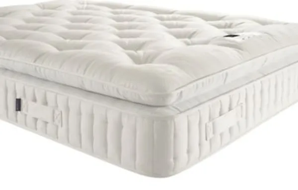 M&S X Harrison Spinks 8000 Luxury Pillowtop Heritage Medium Soft Mattress - 4FT6 - White, White