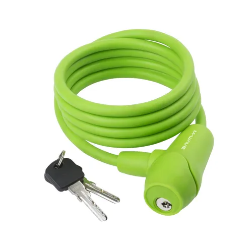 M-Wave Unisex Adult S 8.15 S Spiral Cable Lock - Green