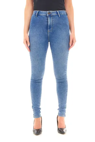 M17 Women Ladies High Waisted Denim Jeans Skinny Fit Casual