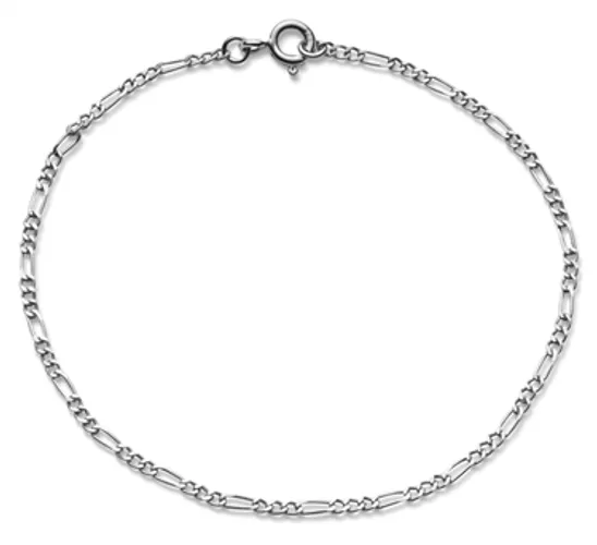Maanesten Silver Figaro Bracelet
