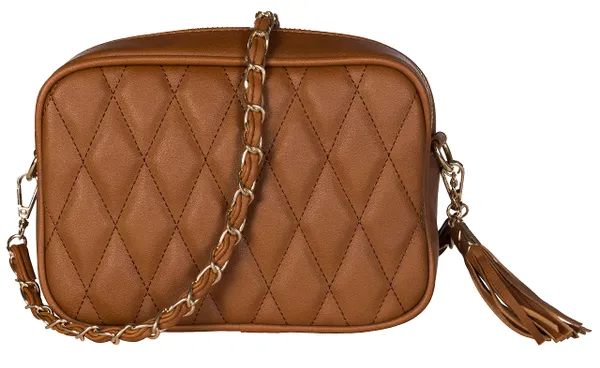 Mabel London Womens Quilted Cross-body Small Bag with Long