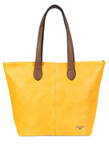 Mabel Womens Lightweight Plain Handbag - Soft 100% Vegan PU