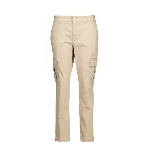 MAC , Cargo Pants in Brown with Stretch ,Brown female, Sizes: