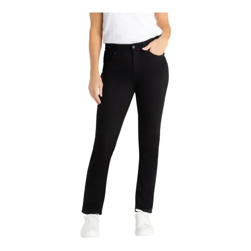 MAC , Classic Black Denim Jeans with Regular Fit ,Black female, Sizes: