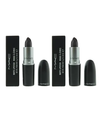 MAC Womens Matte Lipstick 3g - Gwendolyn x 2 - NA - One Size