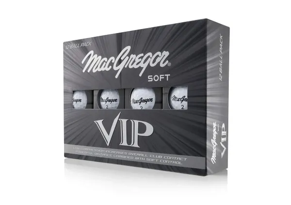 MacGregor VIP Soft Pack Of 12 Golf Balls