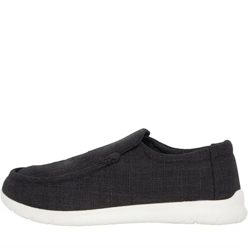 Mad Wax Mens Slp On Casual Shoes Black