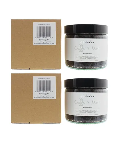 Made By Coopers Womens Coffee And Mint Body Scrub 250g x 2 - NA - One Size