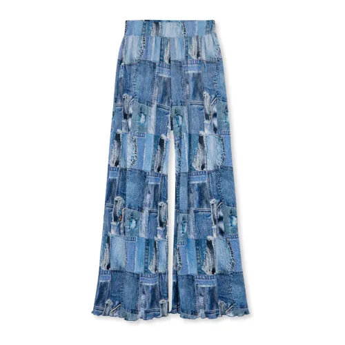 Mads Nørgaard , Wide Trousers ,Blue female, Sizes: