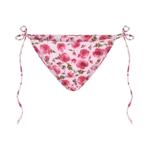 Magda Butrym , Flower Print Pink Bikini Briefs ,Pink female, Sizes: