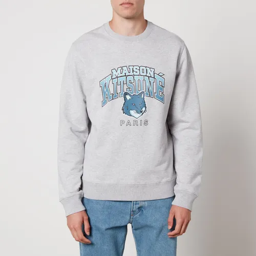 Maison Kitsuné Campus Fox Cotton-Jersey Sweatshirt