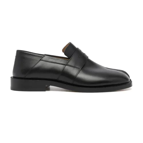 Maison Margiela , Black Flat Shoes for Women ,Black female, Sizes:
