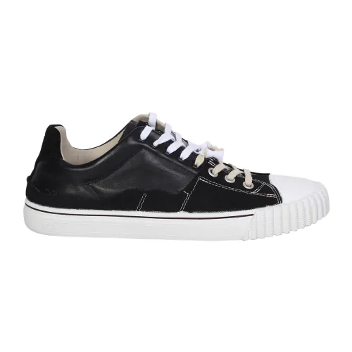 Maison Margiela , Black Sneakers - Fusion and Creative Combinations ,Black male, Sizes:
