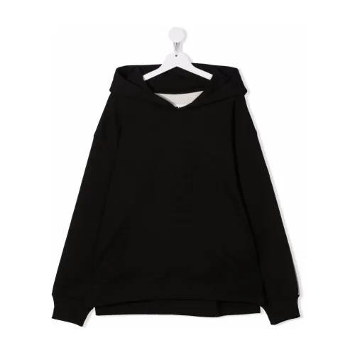 Maison Margiela , Black Sweater with Logo Print ,Black male, Sizes: