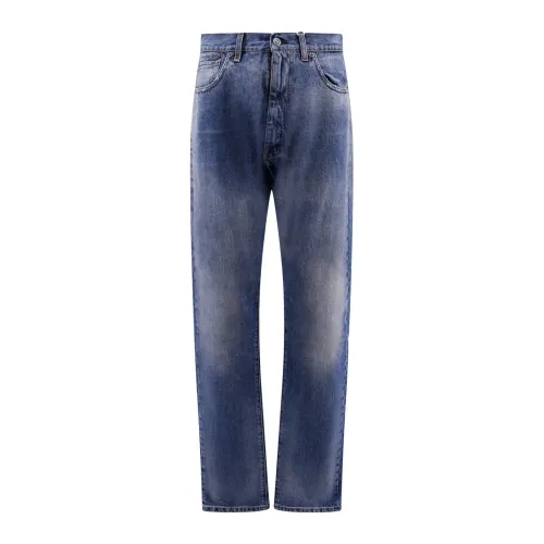 Maison Margiela , Blue Aw23 Straight Jeans for Women ,Blue female, Sizes: