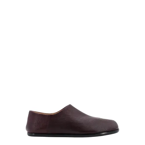 Maison Margiela , Brown Leather Loafer Shoes ,Brown male, Sizes:
