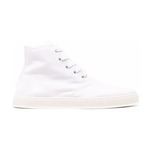 Maison Margiela , Elevate Your Sneaker Game with Numbers Logo Hi-Top Sneakers ,White male, Sizes: