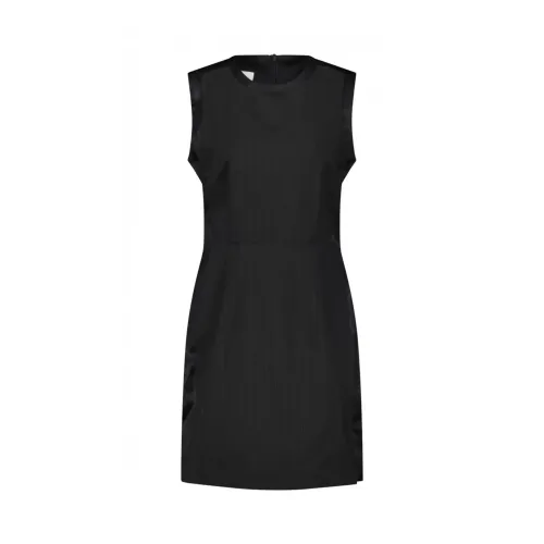 Maison Margiela , Glamorous Striped Dress ,Black female, Sizes: