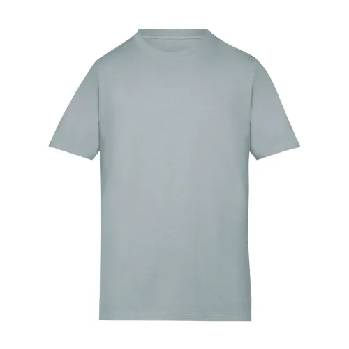 Maison Margiela , Grey Four-Point Logo Cotton T-Shirt ,Gray male, Sizes: