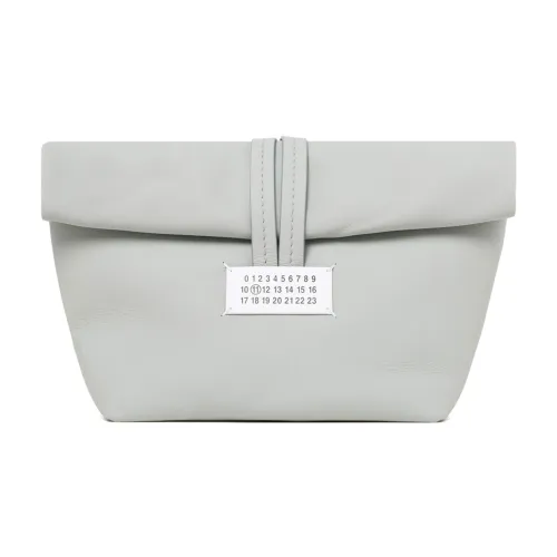 Maison Margiela , Light Grey Paper Clutch Bag ,Gray female, Sizes: ONE SIZE