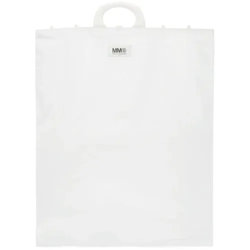 Maison Margiela , Logo Tote Bag ,White female, Sizes: ONE SIZE