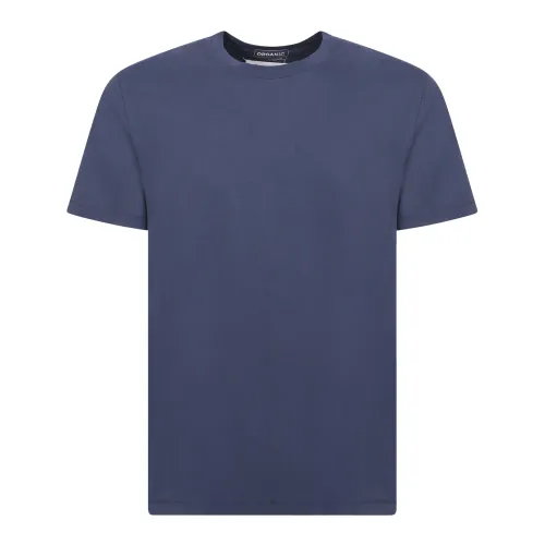 Maison Margiela , Mens Clothing T-Shirts Polos Blue Ss24 ,Blue male, Sizes: