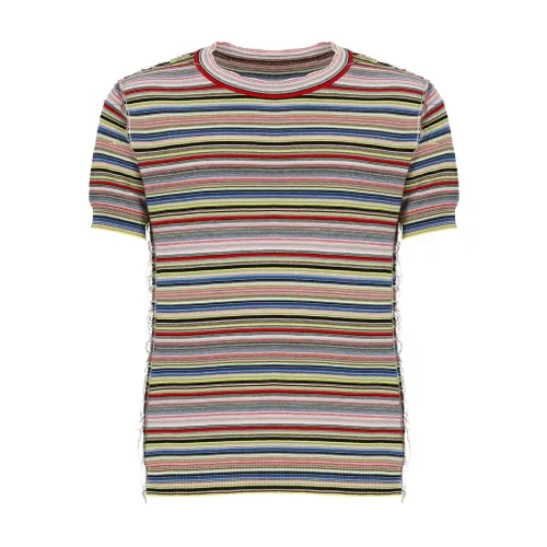 Maison Margiela , Multicolor Cotton T-shirt for Men ,Multicolor male, Sizes: