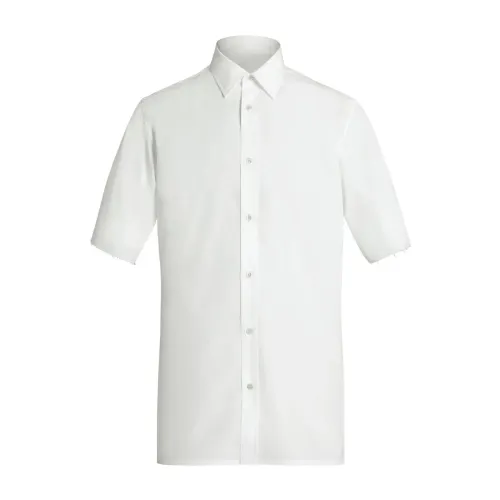 Maison Margiela , Short-Sleeved Shirt ,White male, Sizes: