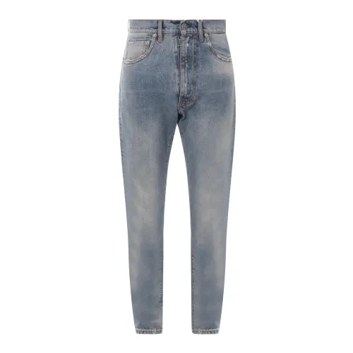 Maison Margiela , Slim-fit Blue Jeans, ,Blue male, Sizes: