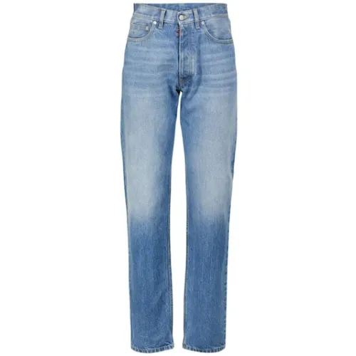 Maison Margiela , Slim-Fit Classic Blue Jeans ,Blue male, Sizes: